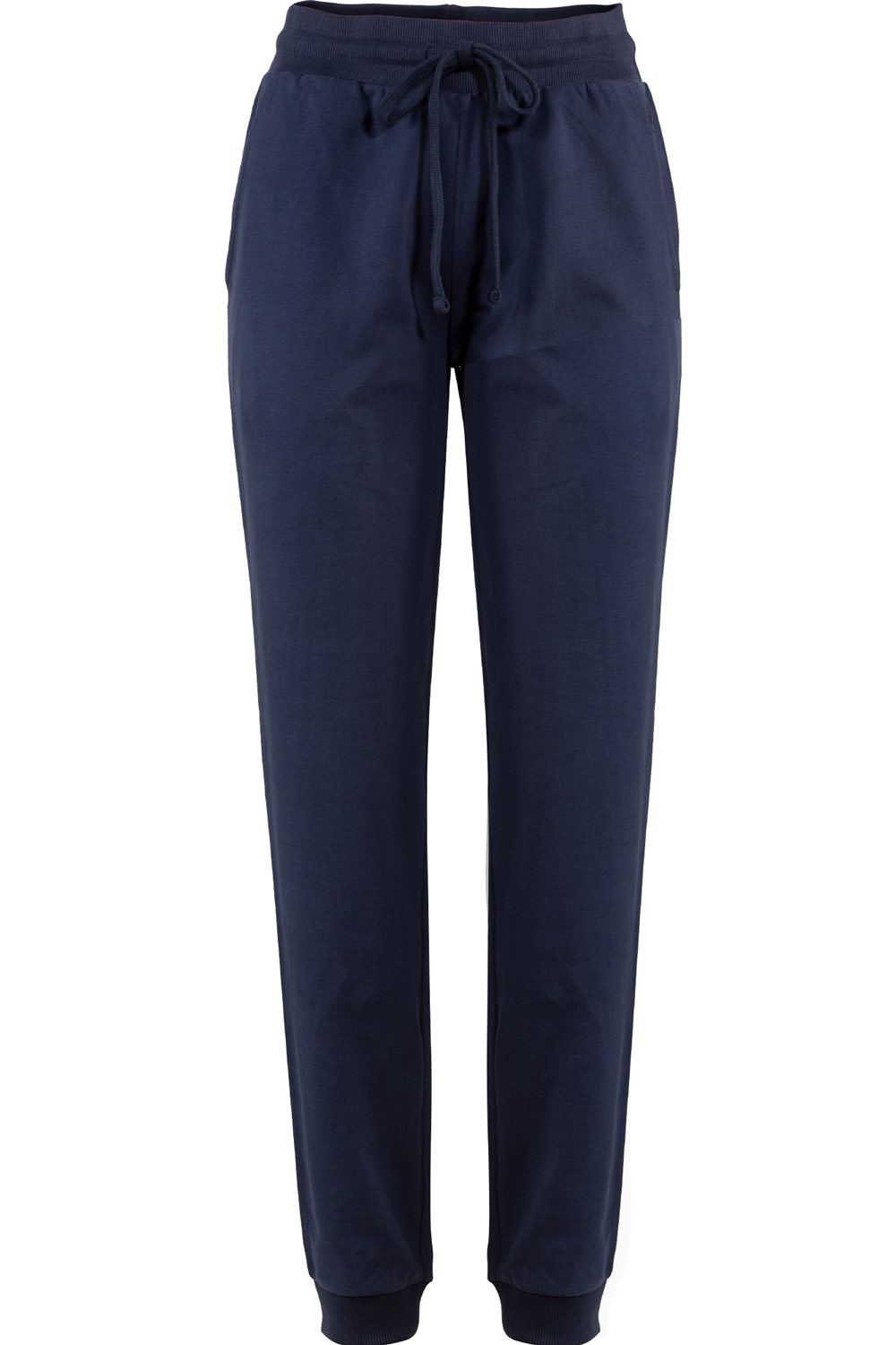 Dames joggingbroek met zakken Donkerblauw