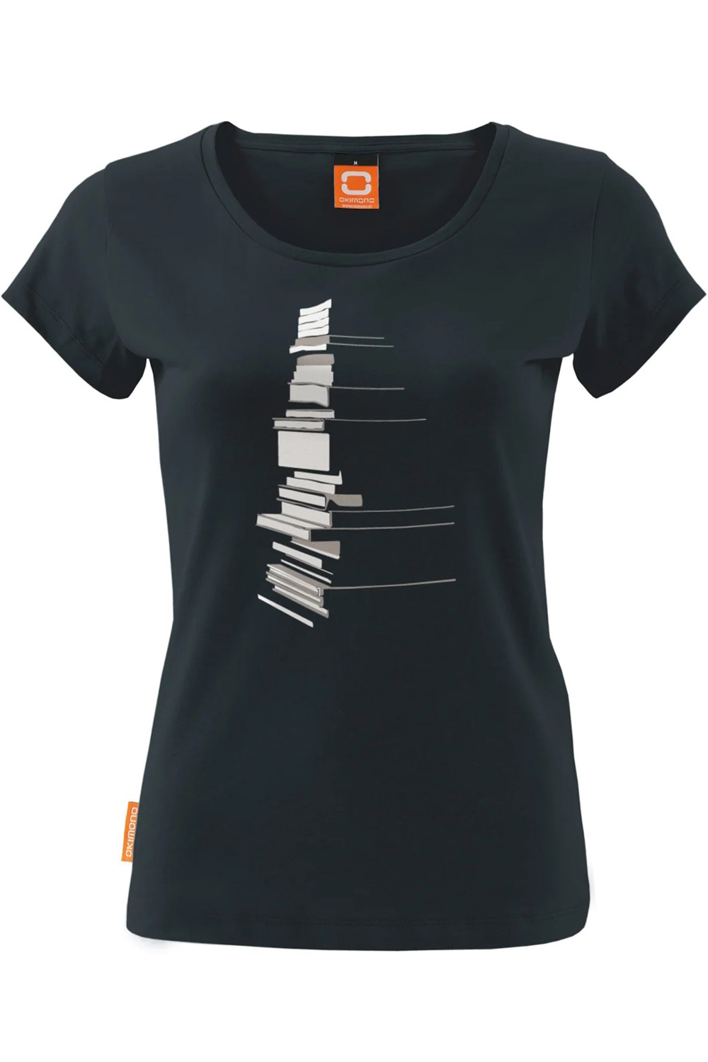 T-shirt ronde hals Stapelgek