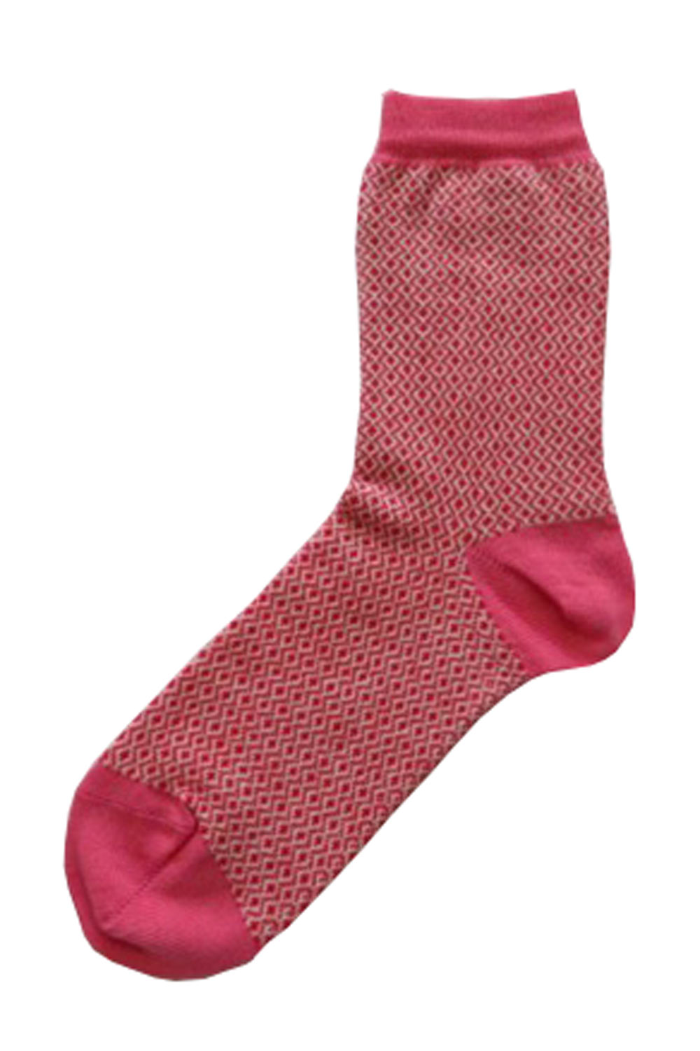 Roze-rode biokatoenen sokken