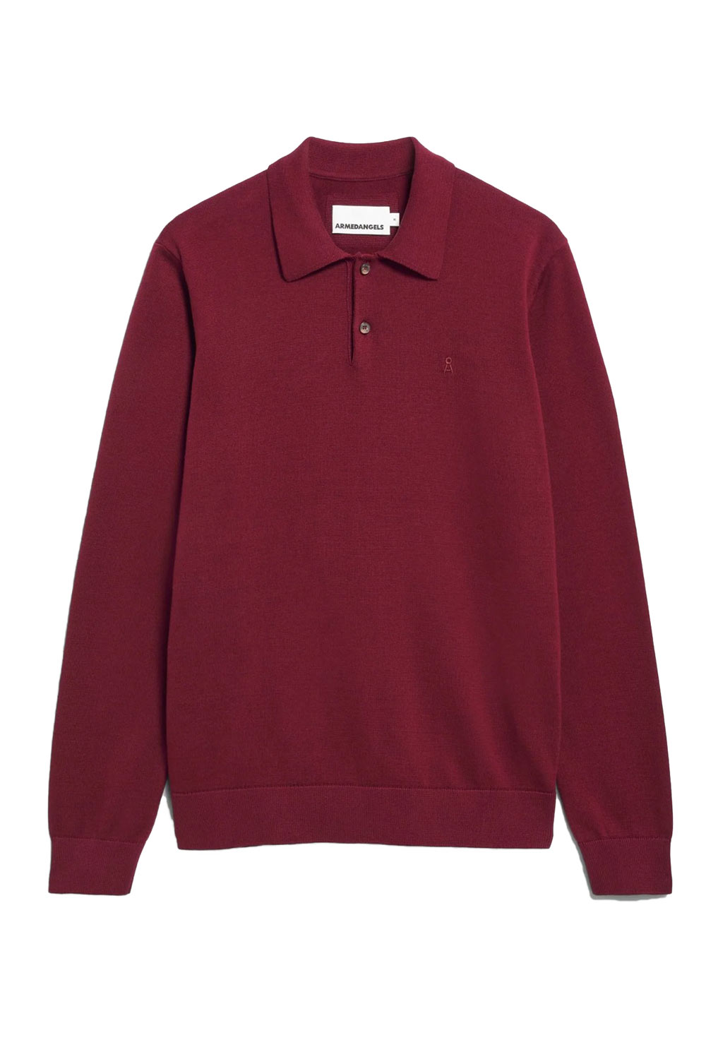 Polotrui gebreid 100% biologisch katoen rood