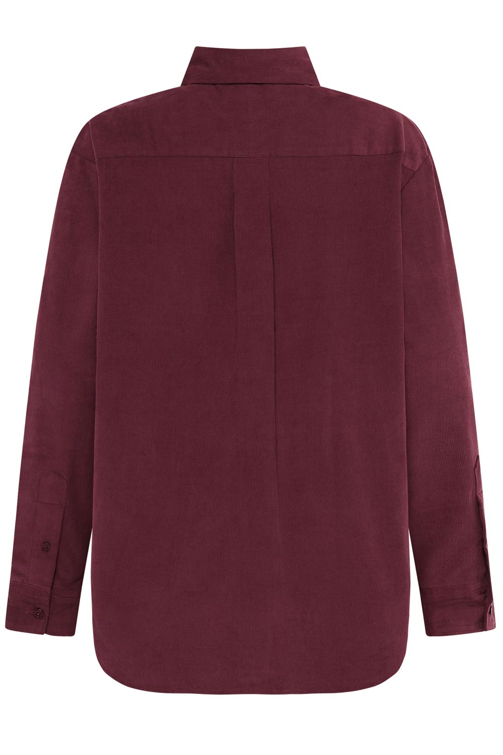 Babyrib blouse bordeaux - Afbeelding 2