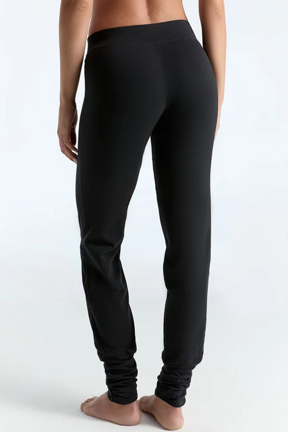 Yogabroek met manchetten zwart - Afbeelding 2