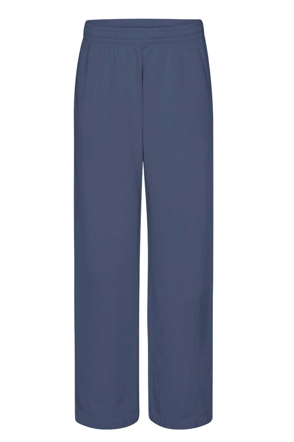 Blauwe unisex joggingbroek met rechte pijpen