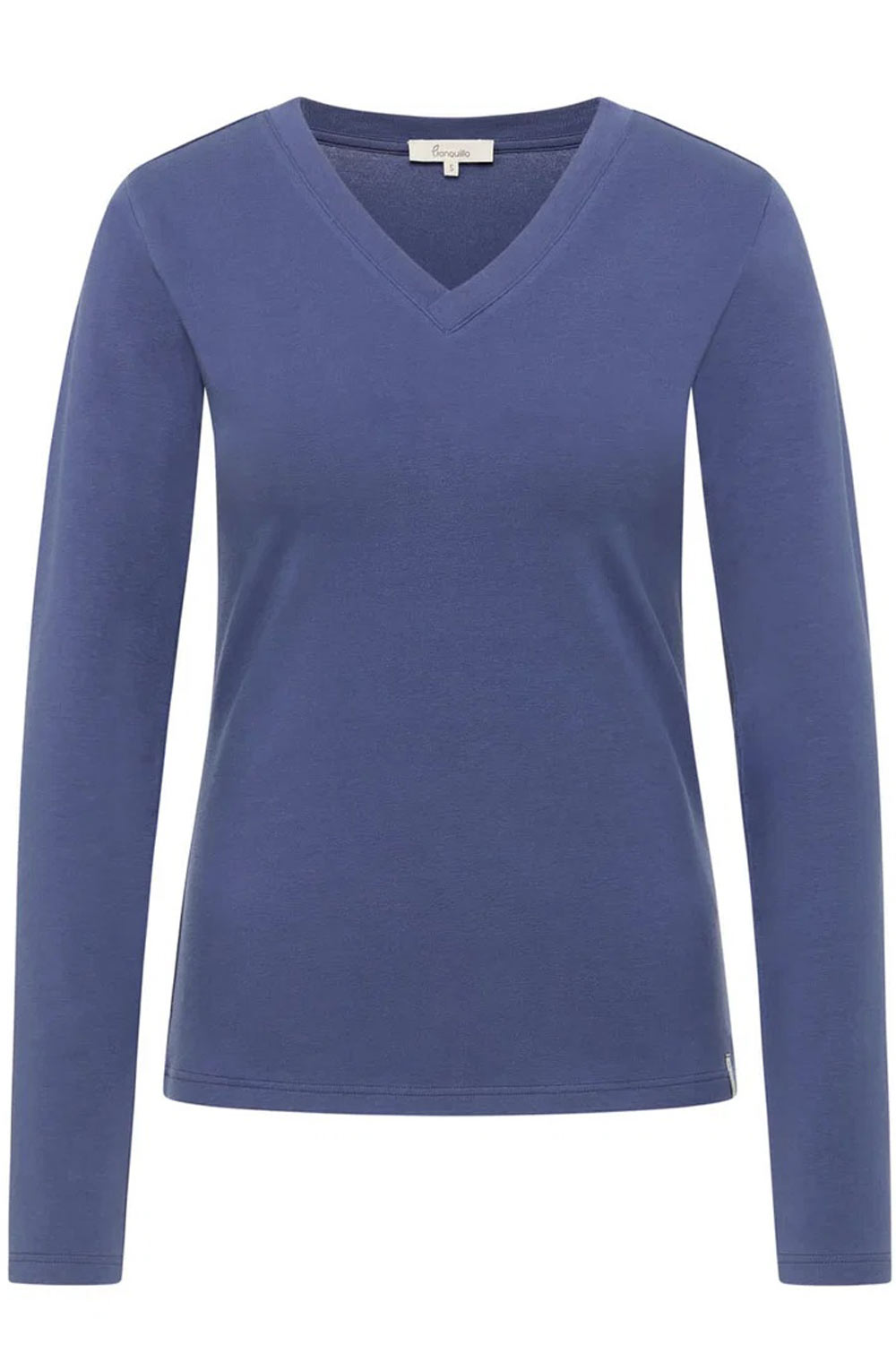 Shirt met lange mouwen v-hals - Afbeelding 2