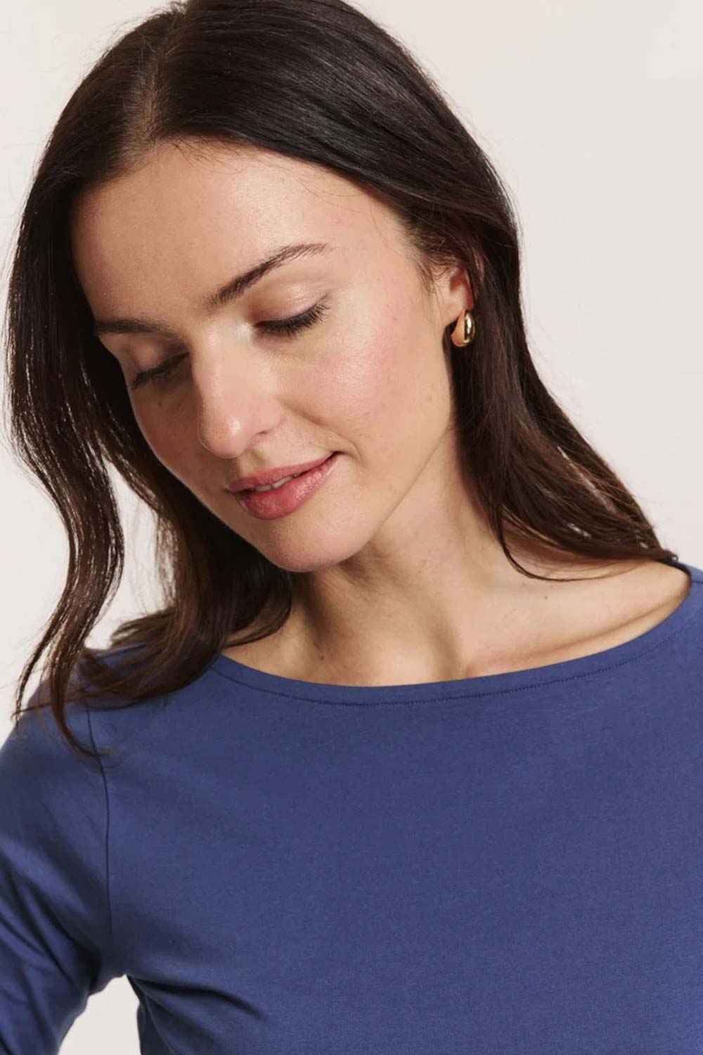Shirt met lange mouwen boothals - Afbeelding 3