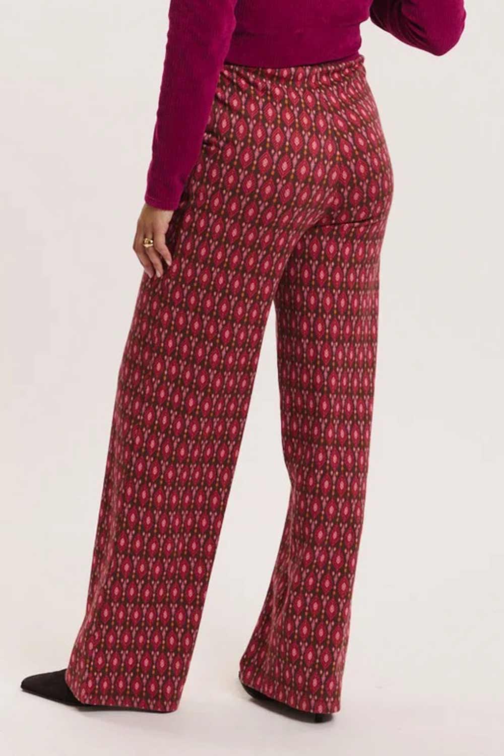 Jacquard broek bladeren - Afbeelding 3