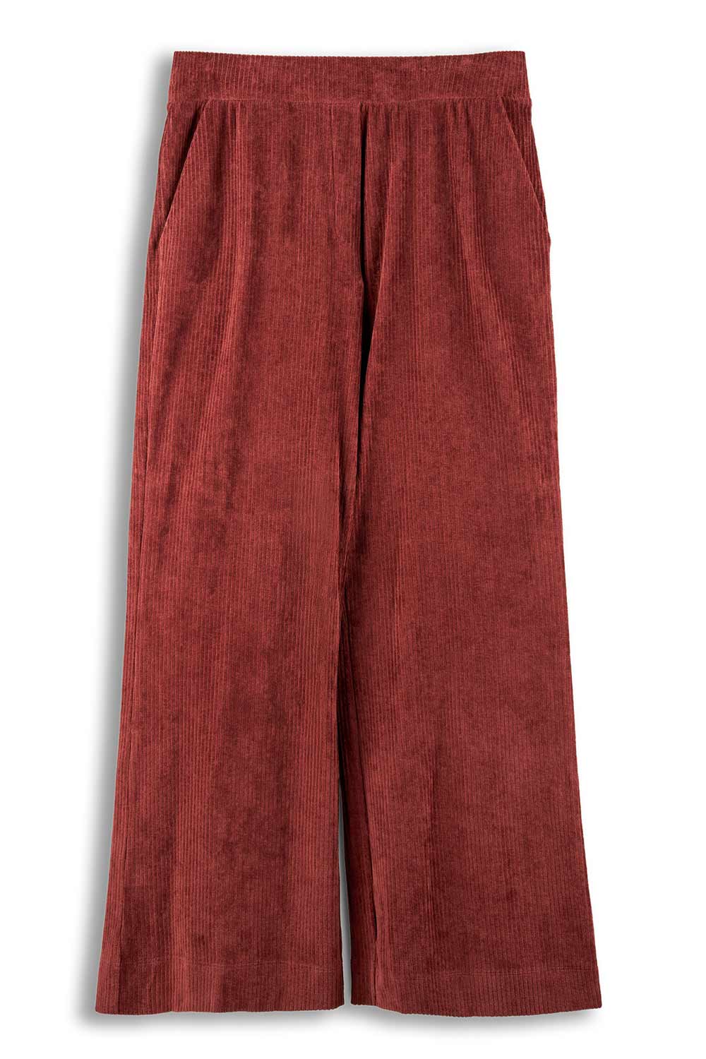 Velours broek maroon bruin