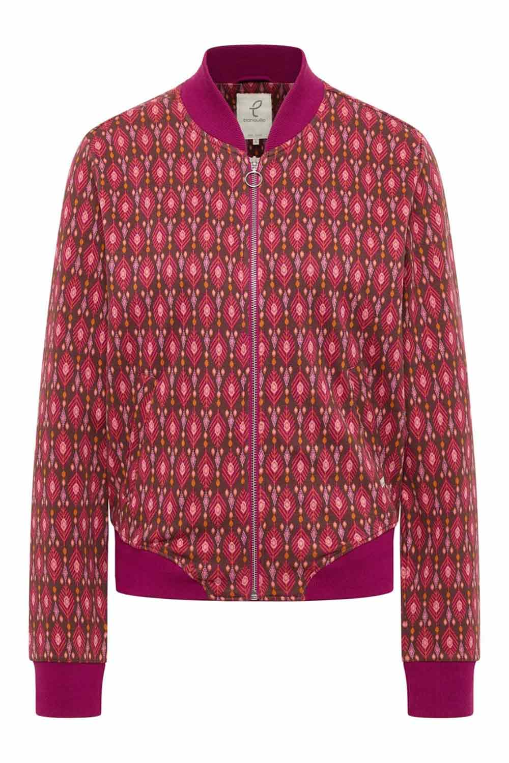 Jacquard jackje bladeren